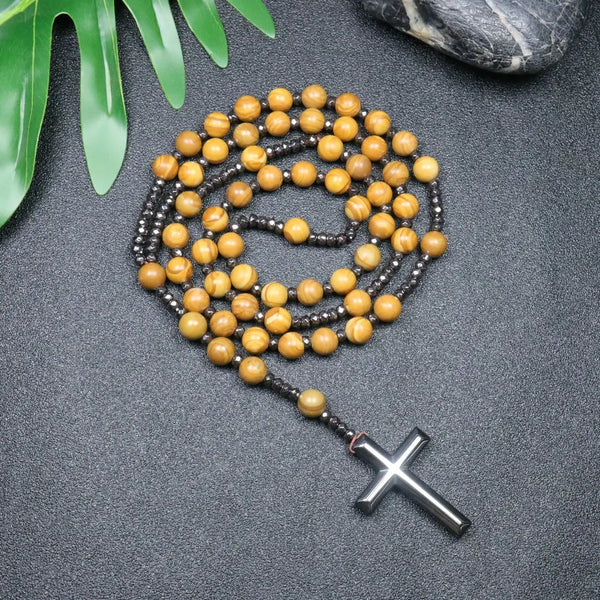 Mixed Quartz Crystal Rosary Beads-ToShay.org