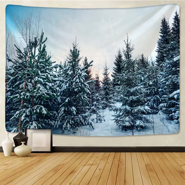 Snow Scene Tapestry-ToShay.org