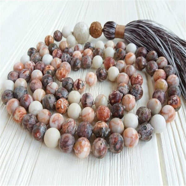 Brown Jasper Stone Mala Beads-ToShay.org