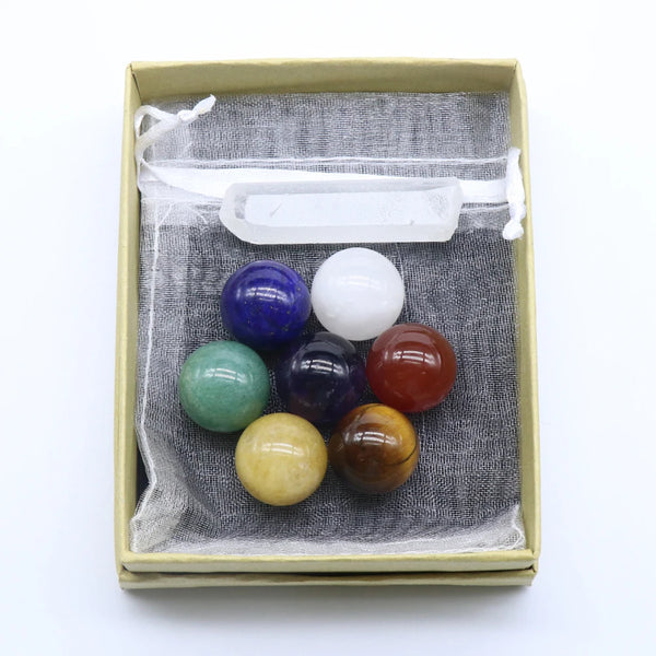 Chakra Crystal Ball Set-ToShay.org