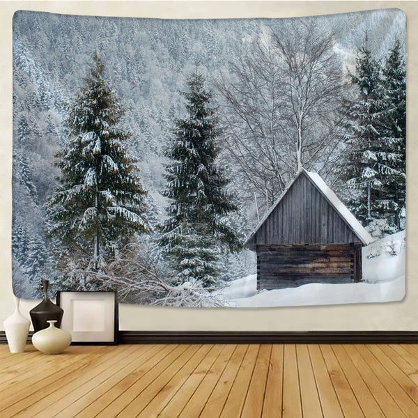 Snow Scene Tapestry-ToShay.org