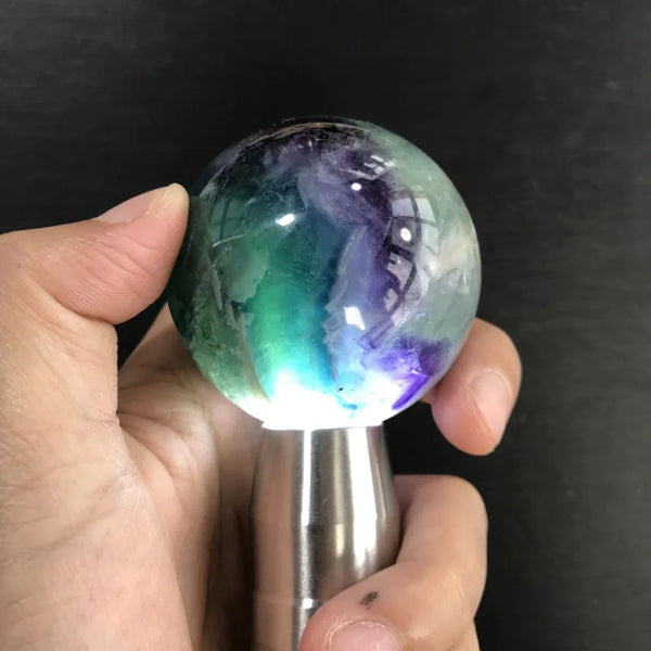 Green Fluorite Crystal Ball-ToShay.org