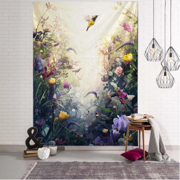 Fantasy Garden Tapestry-ToShay.org