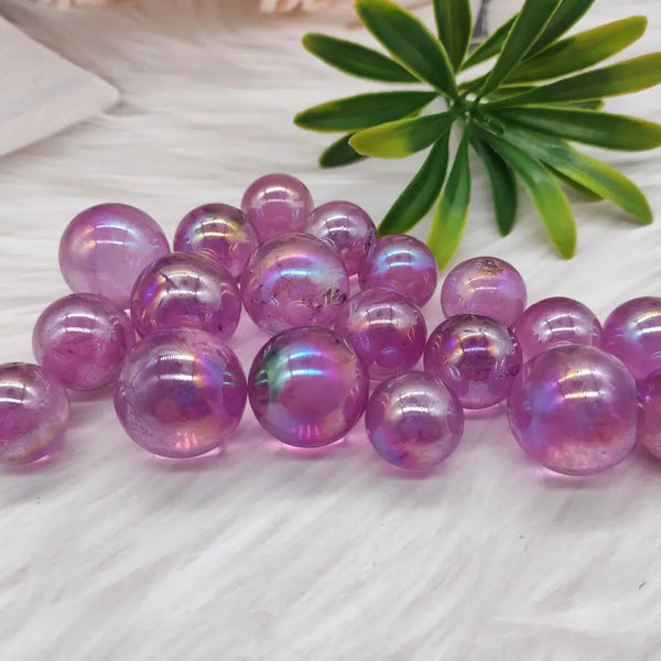 Purple Aura Crystal Balls-ToShay.org