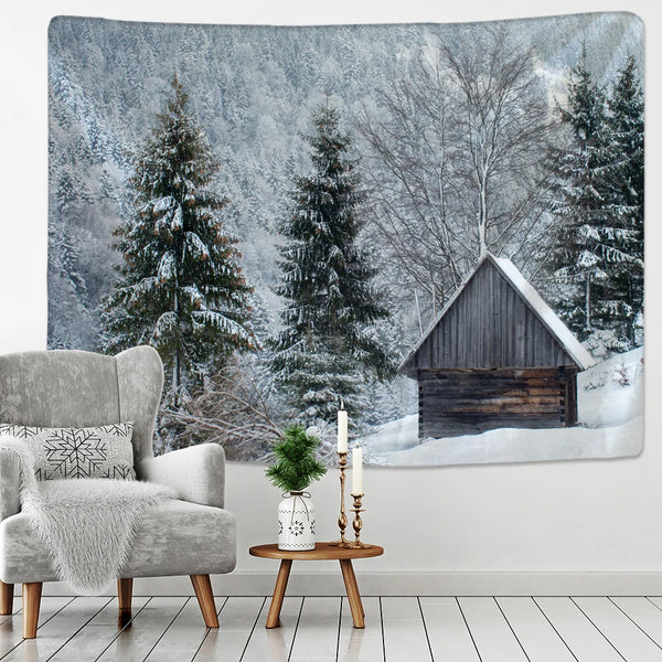 Snow Scene Tapestry-ToShay.org