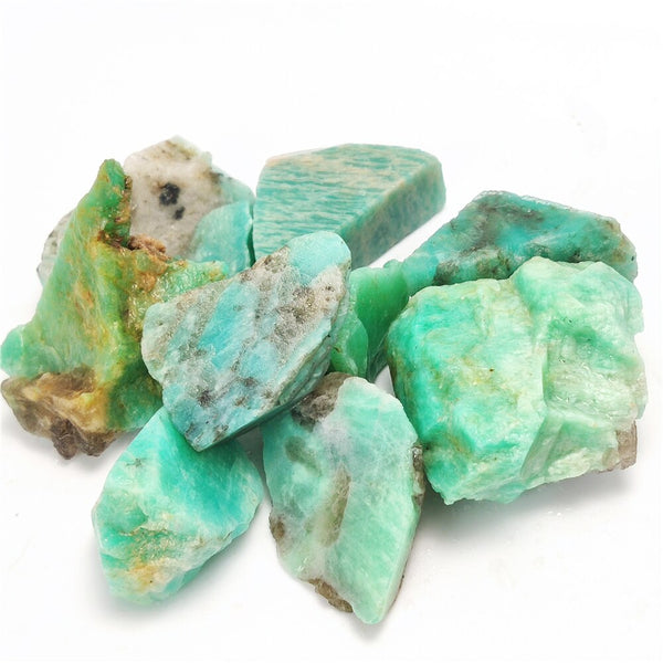 Blue Amazonite Raw Rocks-ToShay.org