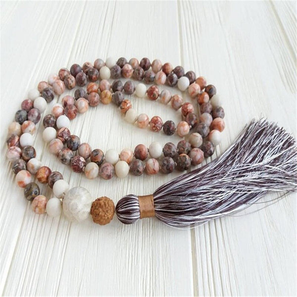 Brown Jasper Stone Mala Beads-ToShay.org