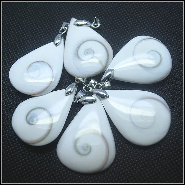 White Shell Pendants-ToShay.org