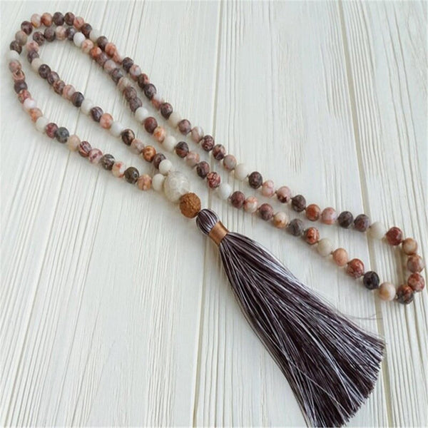 Brown Jasper Stone Mala Beads-ToShay.org