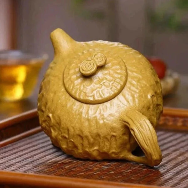 Yellow Yixing Clay Tea Pot-ToShay.org