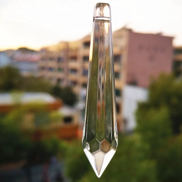 Clear Crystal Icicle Suncatchers-ToShay.org