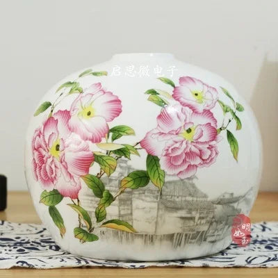 Flower Glaze Ceramic Lampshades-ToShay.org