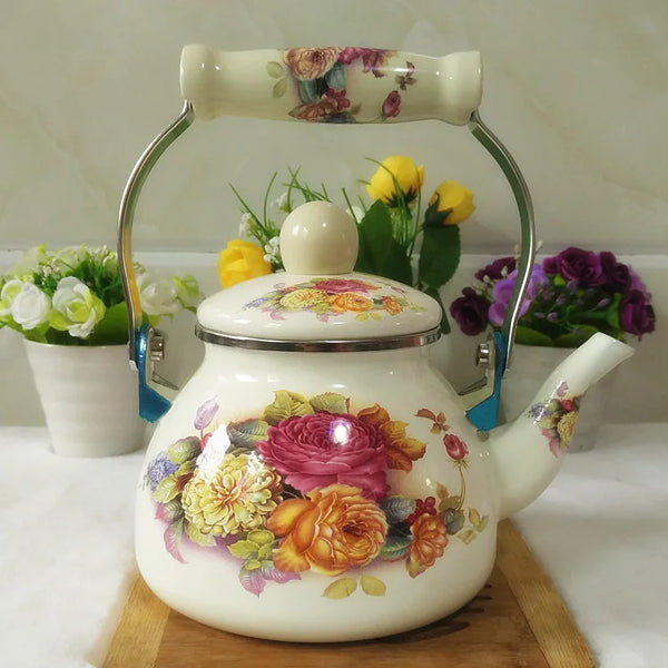 Glazed Porcelain Tea Kettle-ToShay.org