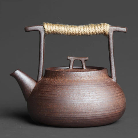 Rust Glaze Ceramic Teapot-ToShay.org