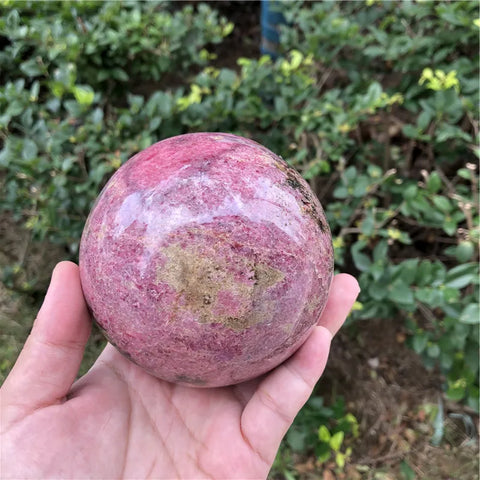 Pink Rhodonite Ball-ToShay.org