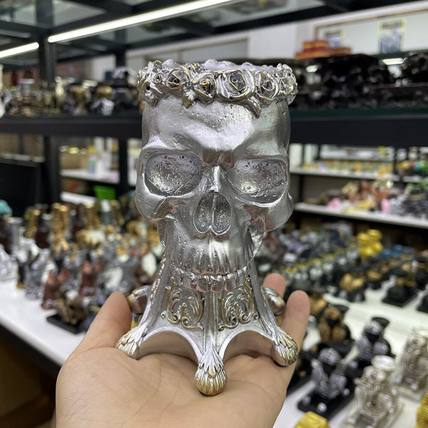 Skull Crystal Ball Stands-ToShay.org