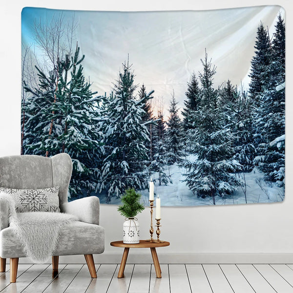 Snow Scene Tapestry-ToShay.org