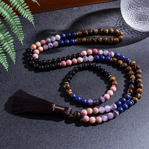 Yellow Tiger Eye Mala Beads-ToShay.org