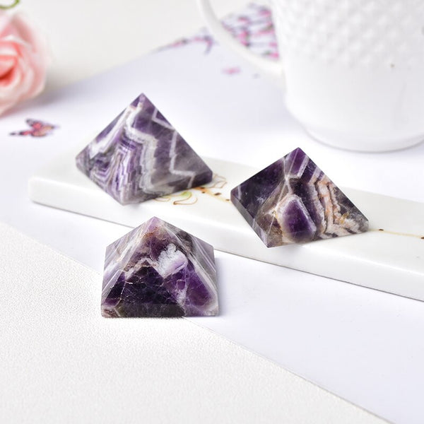 Purple Dream Amethyst Pyramid-ToShay.org