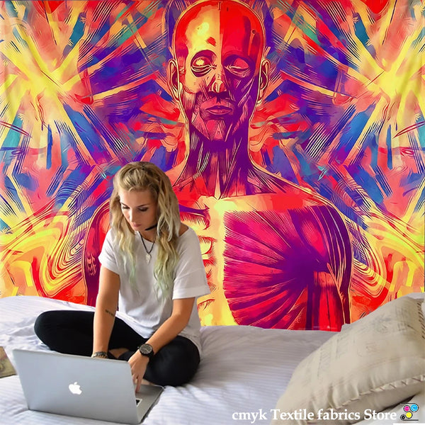 Psychedelic Art Tapestry-ToShay.org