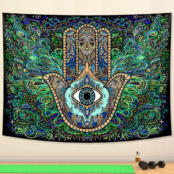 Hamsa Hand Tapestry-ToShay.org