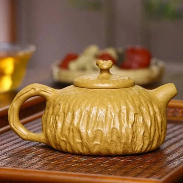 Yellow Yixing Clay Tea Pot-ToShay.org