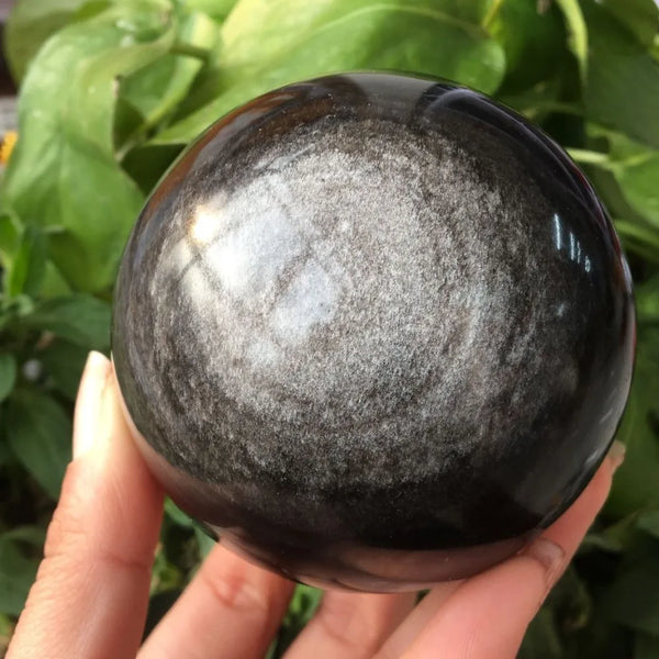 Silver Obsidian Ball-ToShay.org