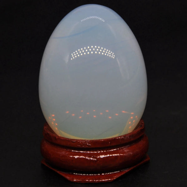 White Opalite Egg-ToShay.org