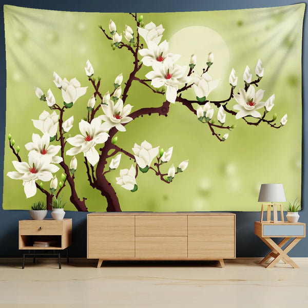 Flower Art Tapestry-ToShay.org