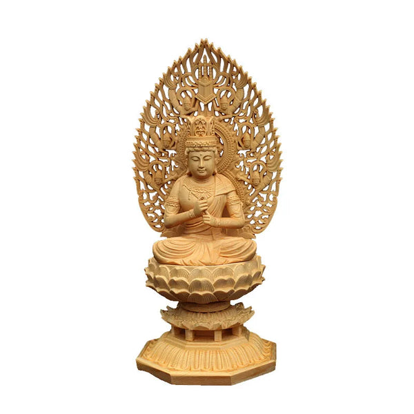 Wood Tathagata Buddha-ToShay.org