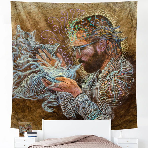 Psychedelic Scene Tapestry-ToShay.org