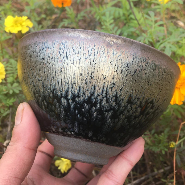 Blue Glaze Ceramic Tea Cup-ToShay.org