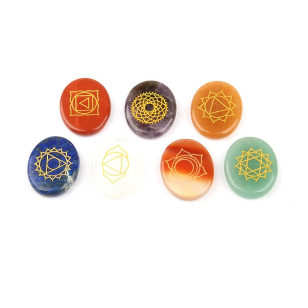 Chakra Crystal Palm Stones-ToShay.org