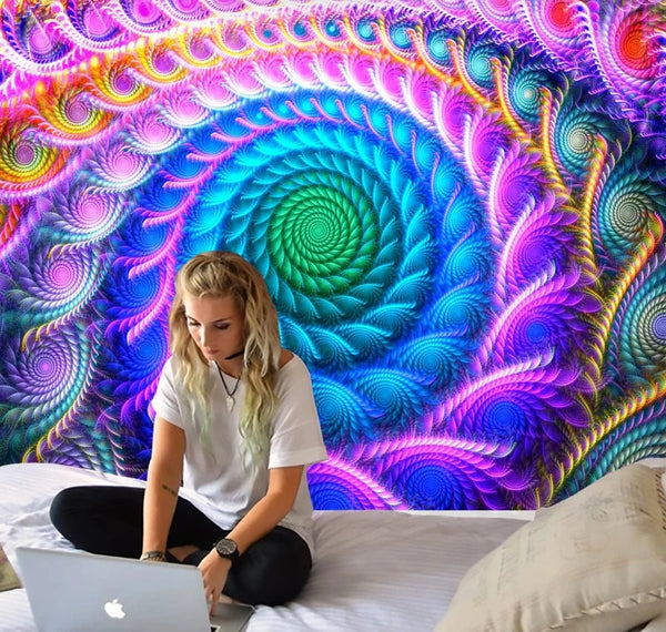 Mandala Swirl Art Tapestry-ToShay.org