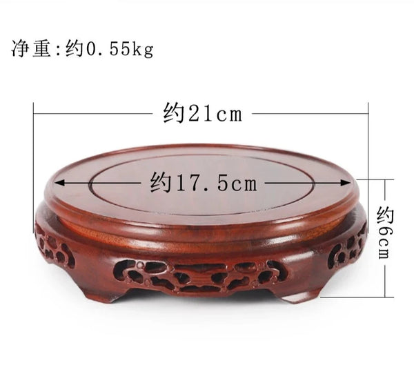 Red Sandalwood Carved Base-ToShay.org