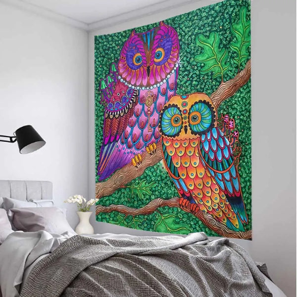 Psychedelic Animal Art Tapestry-ToShay.org