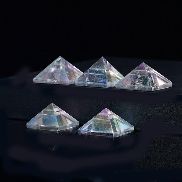 Clear Aura Clear Quartz Pyramid-ToShay.org