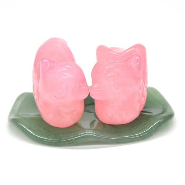 Pink Rose Quartz Ducks-ToShay.org