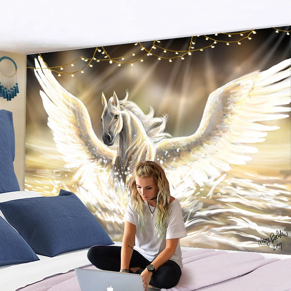 Pegasus Art Tapestry-ToShay.org