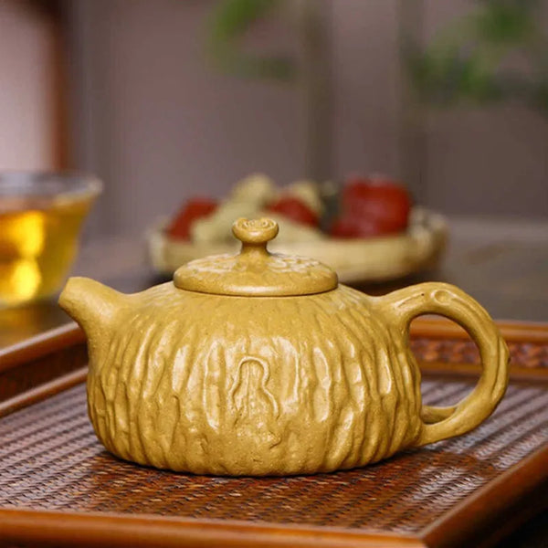 Yellow Yixing Clay Tea Pot-ToShay.org