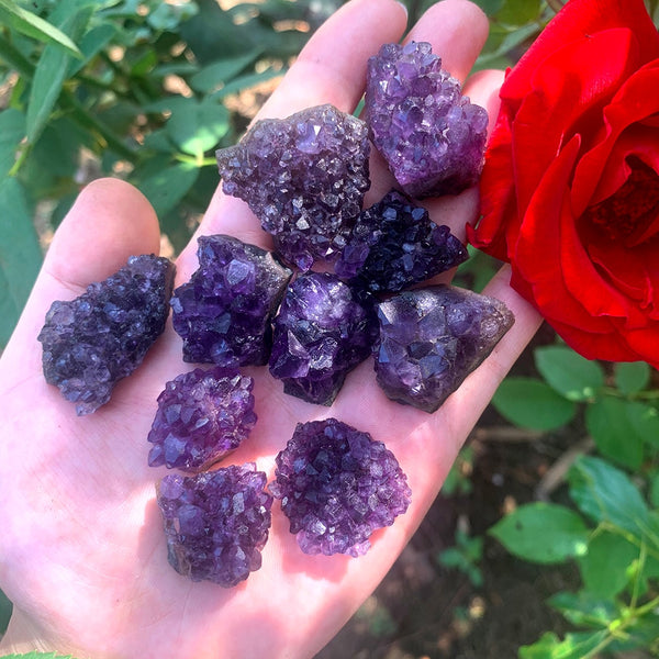 Purple Amethyst Clusters-ToShay.org