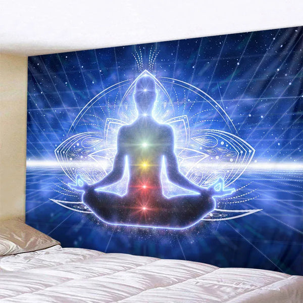 Buddha Meditation Tapestry-ToShay.org