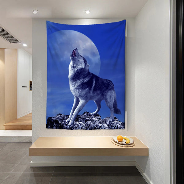 Wolf Art Tapestry-ToShay.org