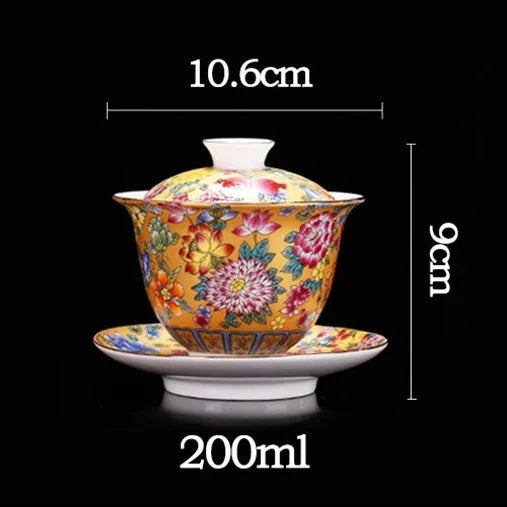 Gaiwan Ceramic Tea Tureen-ToShay.org