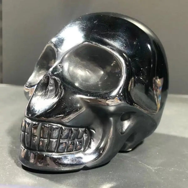 Silver Titanium Skull-ToShay.org