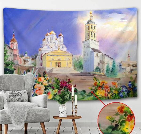 Fairy Castle Art Tapestry-ToShay.org