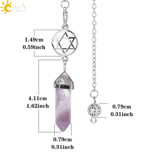 Mixed Crystal Dowsing Pendulum-ToShay.org