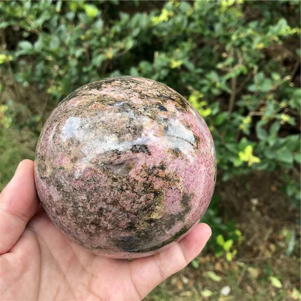 Pink Rhodonite Ball-ToShay.org