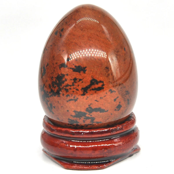 Red Mahogany Obsidian Egg-ToShay.org