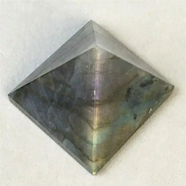 Blue Labradorite Crystal Pyramid-ToShay.org